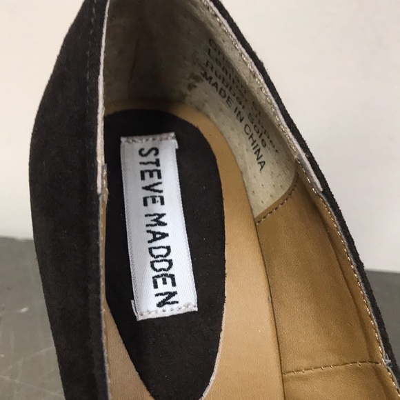 Steve Madden cristan brown suede 5.5 - Picture 2 of 4